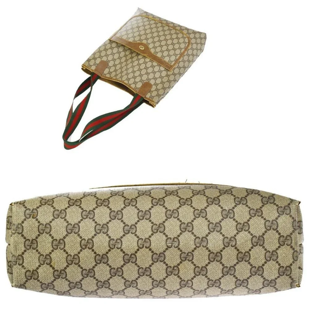 Auth Gucci Gg Pattern Sherry Shoulder #37003G23B - Picture 5 of 11